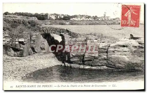 Ansichtskarte AK Saint Marie De Pornic Le Pont du Diable et la Pointe de Gourmalon