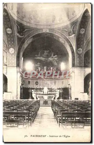 Ansichtskarte AK Paimboeuf Interieur de l Eglise