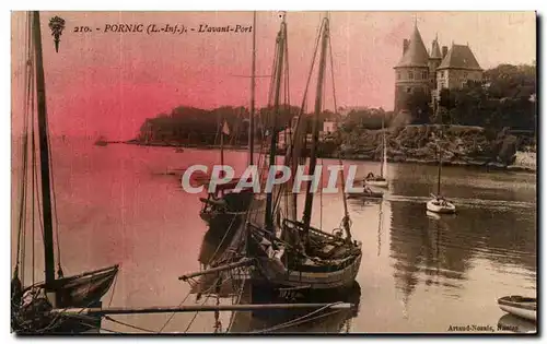 Cartes postales Pornic L Avant Port Bateaux