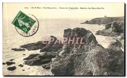 Cartes postales De St Marc a Ste Marguerite Pointe de Chemoulin Rochers des Deux Aiguilles