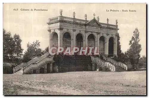 Ansichtskarte AK Calvaire de Pontchateau Le Pretoire Scala Sancta