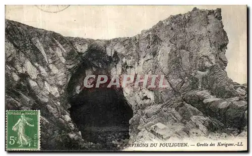 Cartes postales Environs Du Pouliguen Grotte des Korigans