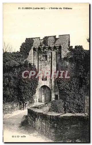 Cartes postales Clisson l Entree du Chateau