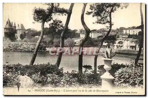 Cartes postales Pornic L avant port vu de la Cote de Gourmalon