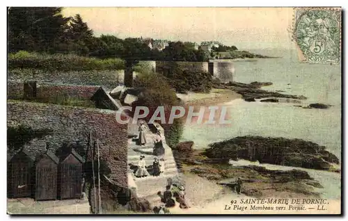 Cartes postales Sainte Marie De Pornic Le Plage Mombeau vers Pornic