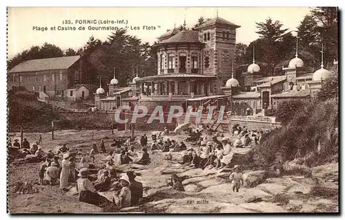 Cartes postales Pornic Plage et Casino de Gourmalon Les Flots