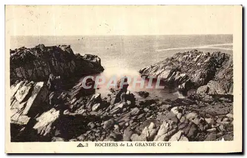 Ansichtskarte AK Rochers de La Grande Cote