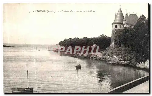 Ansichtskarte AK Pornic L entree du Port et le Chateau