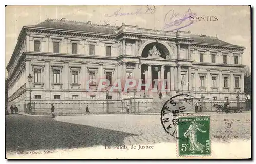 Cartes postales Nantes Le palais de Justice