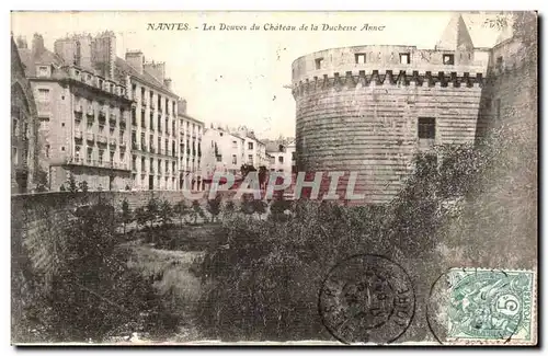 Ansichtskarte AK Nantes Les Douves du Chateau de la Duchese Anne