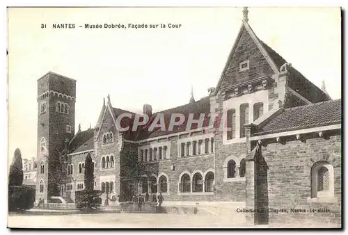 Cartes postales Nantes Musee Dorbee Facade Sur la Cour