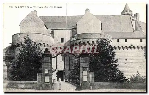 Cartes postales Nantes Entree du Chateau