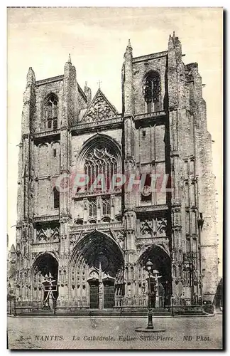 Ansichtskarte AK Nantes La Cathedrale Eglise Saint Pierre