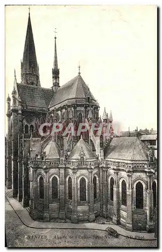 Cartes postales Nantes Abside de L Eglise Saint Nicolas