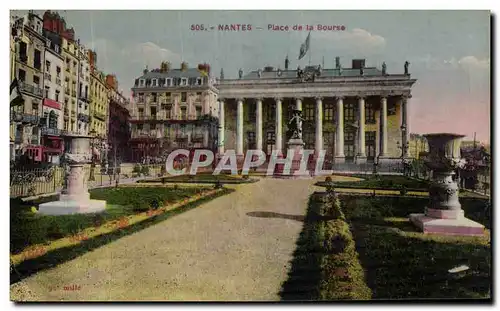 Cartes postales Nantes Place de la Bourse