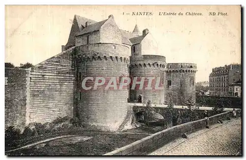 Cartes postales Nantes L Entree du Chateau