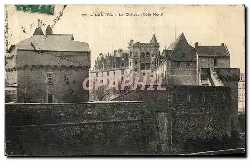 Cartes postales Nantes Le Chateau Cote Nord