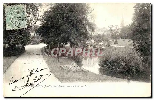 Ansichtskarte AK Nantes Le Jardins des Plantes Le lac