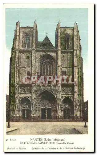 Cartes postales Nantes Cathedrale Saint Pierre