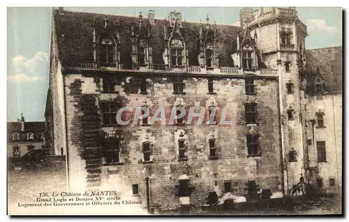 Cartes postales Nantes Logis et Donjon