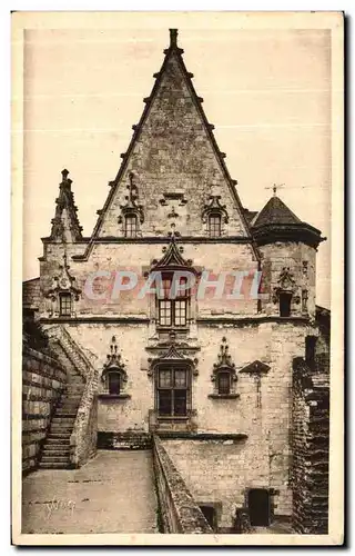 Cartes postales Nantes Chateau des Ducs Bretagne Facade de la Tour du Fer A Cheval