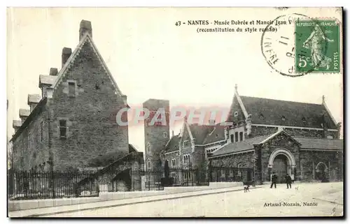 Cartes postales Nantes Musee Dobree et Manoir Jean V