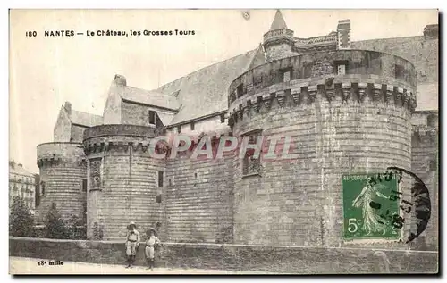 Ansichtskarte AK Nantes Le Chateau les Grosses Tours