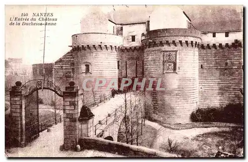 Cartes postales Nantes Entree du Chateau De La Duchesse Anne