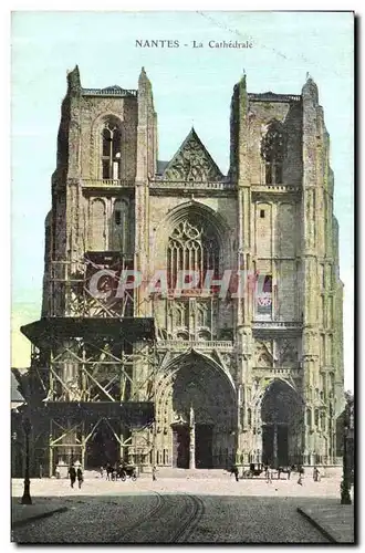 Cartes postales Nantes La Cathedrale