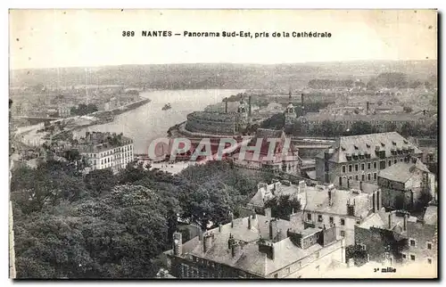 Cartes postales Nantes Panorama Sud Est pris de la cathedrale