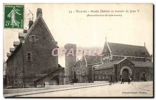 Cartes postales Nantes Musee Dobre et Manoir de Jean V