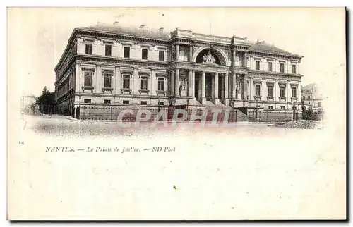 Cartes postales Nantes Le Palais de Justice