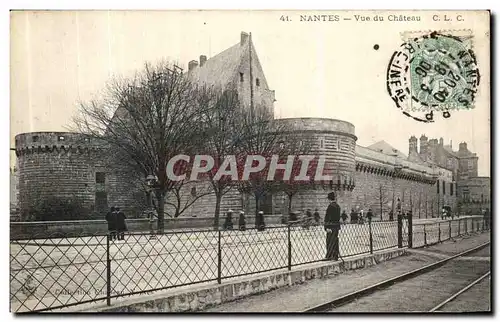 Cartes postales Nantes Vue Du Chateau