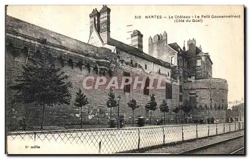 Cartes postales Nantes Le Chateau Le Petit Gouvernement