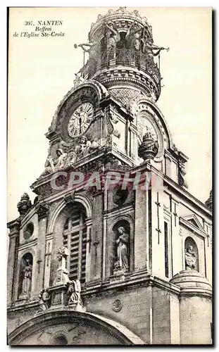 Cartes postales Nantes Beffroi de l Eglise Ste Croix