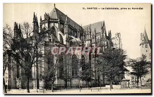 Ansichtskarte AK Nantes La Cathedrale Prise au Nord Est