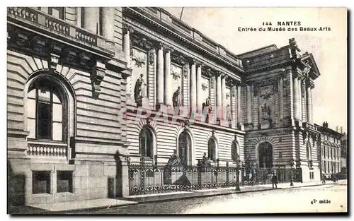 Cartes postales Nantes Entree du Musee des Beaux Arts