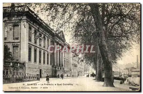 Cartes postales Nantes La Prefecture Quai Celneray