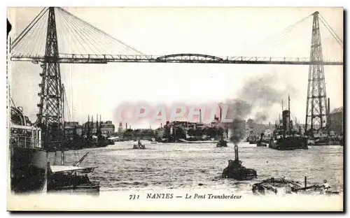 Cartes postales Nantes Le Pont Transbordeur