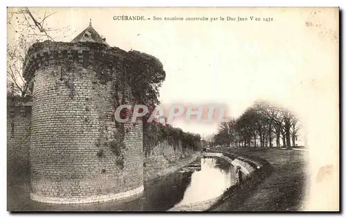 Cartes postales Guerande Son Enceinte Construite Par Le Duc Jean V en 1431