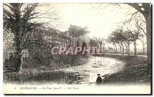 Ansichtskarte AK Guerande La Tour Jean V Cote Nord