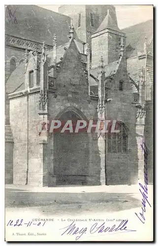 Cartes postales Guerande La Collegiale St Aubin