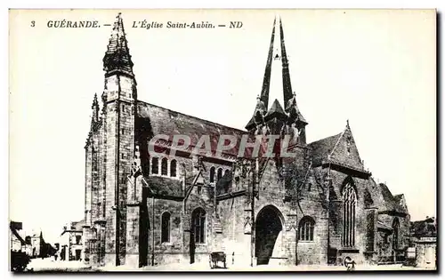 Cartes postales Guerande L Eglise Saint Aubin