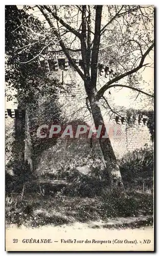 Ansichtskarte AK Guerande Vielle Tour des Remparts