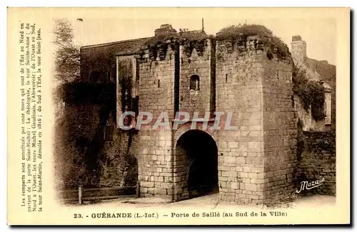 Ansichtskarte AK Guerande Porte de Saille