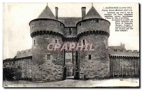 Cartes postales Guerande Porte Saint Michel