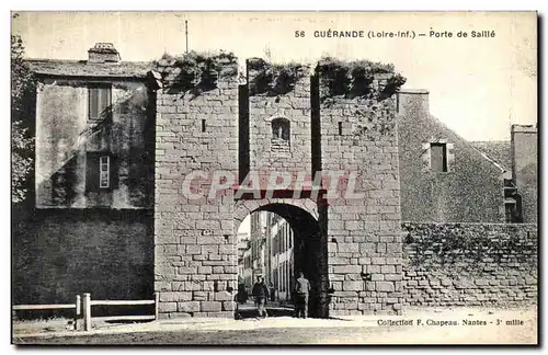 Ansichtskarte AK Guerande Porte De Saille