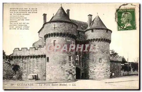 Cartes postales Guerande La Porte Saint Michel