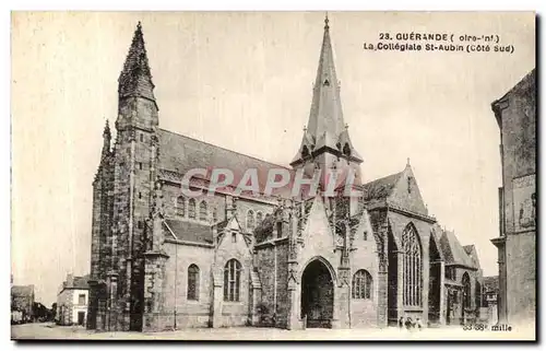 Cartes postales Guerande Collegiale Saint Aubin