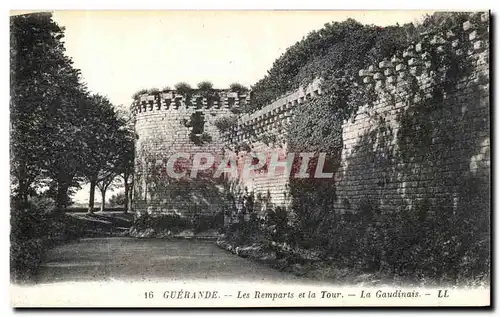 Cartes postales Guerande Les Remparts et La Tour La Gaudinais